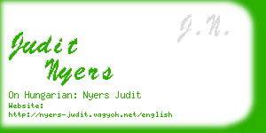 judit nyers business card